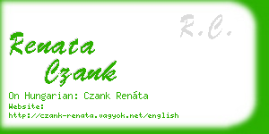 renata czank business card